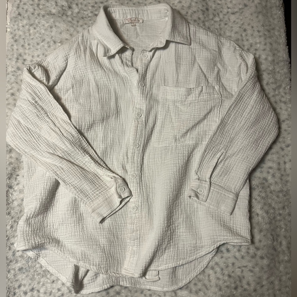 Blush&Day Linen Button Up
